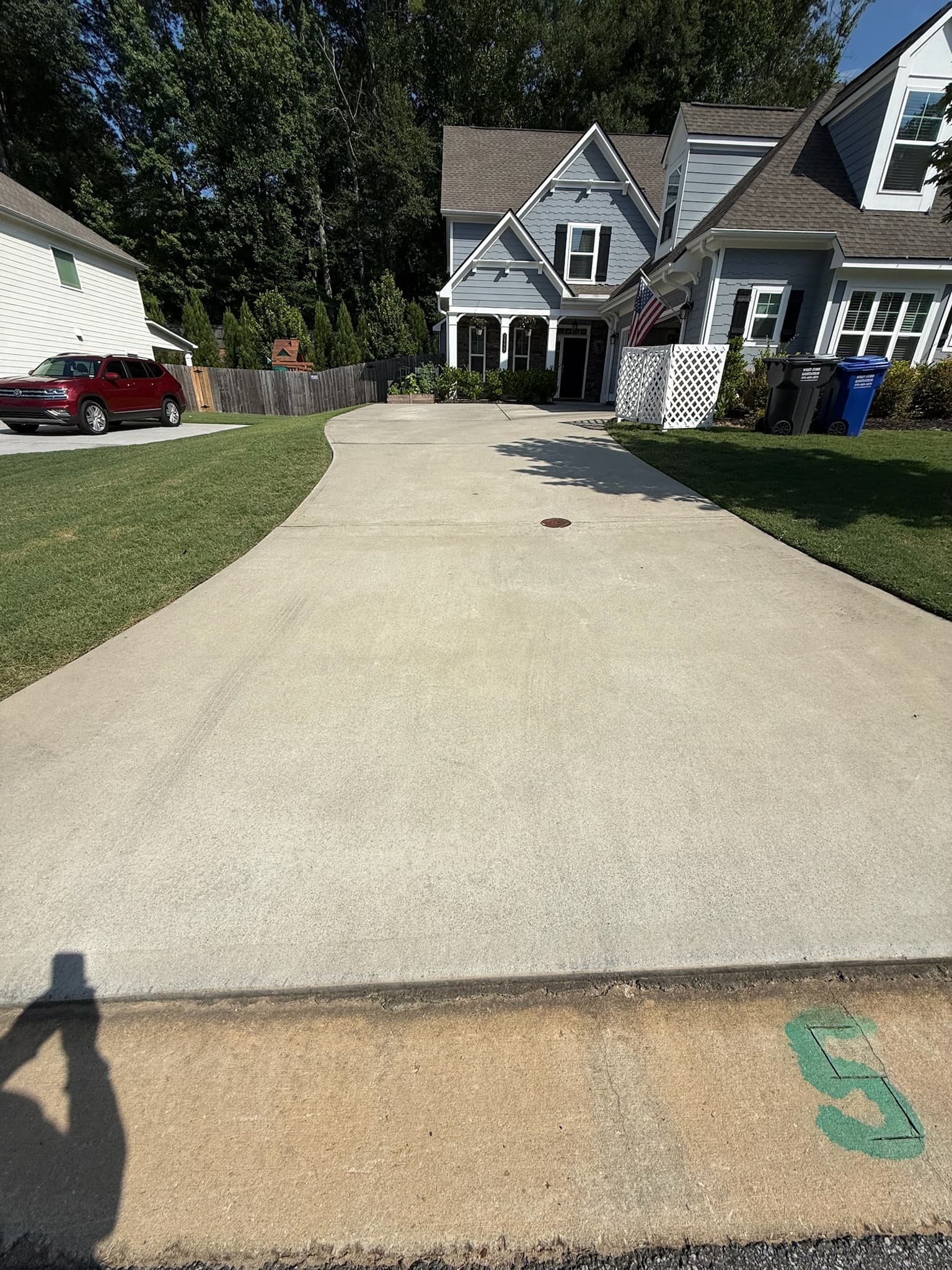After — Driveway Pressure Washing