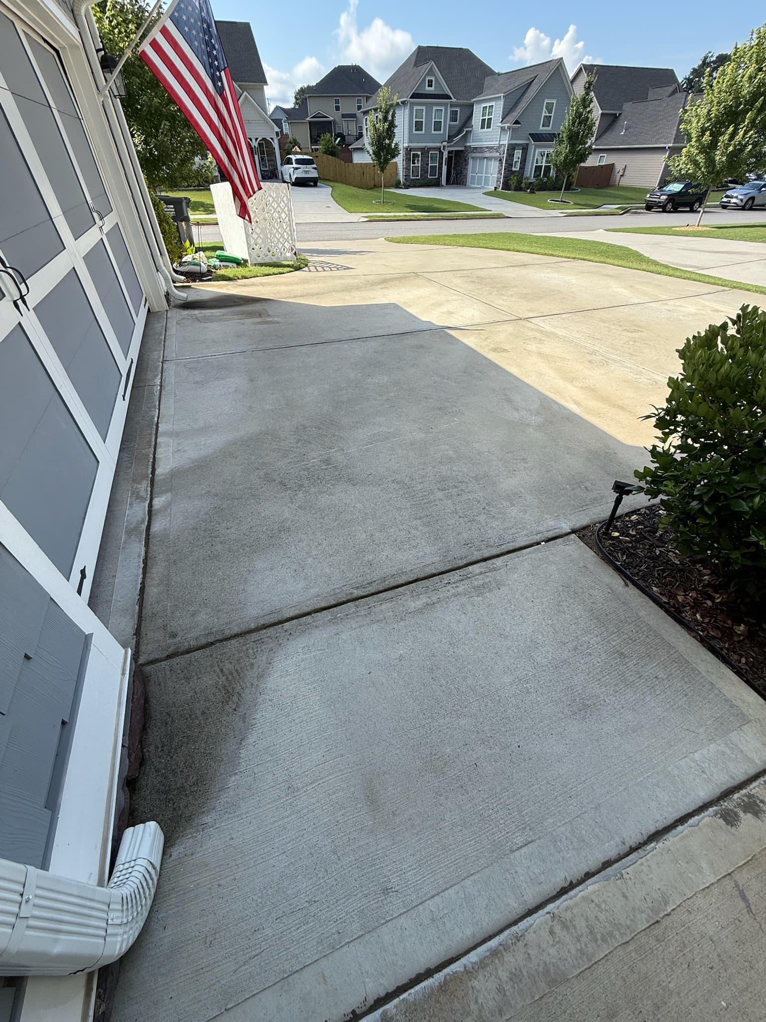 Before — Driveway Pressure Washing