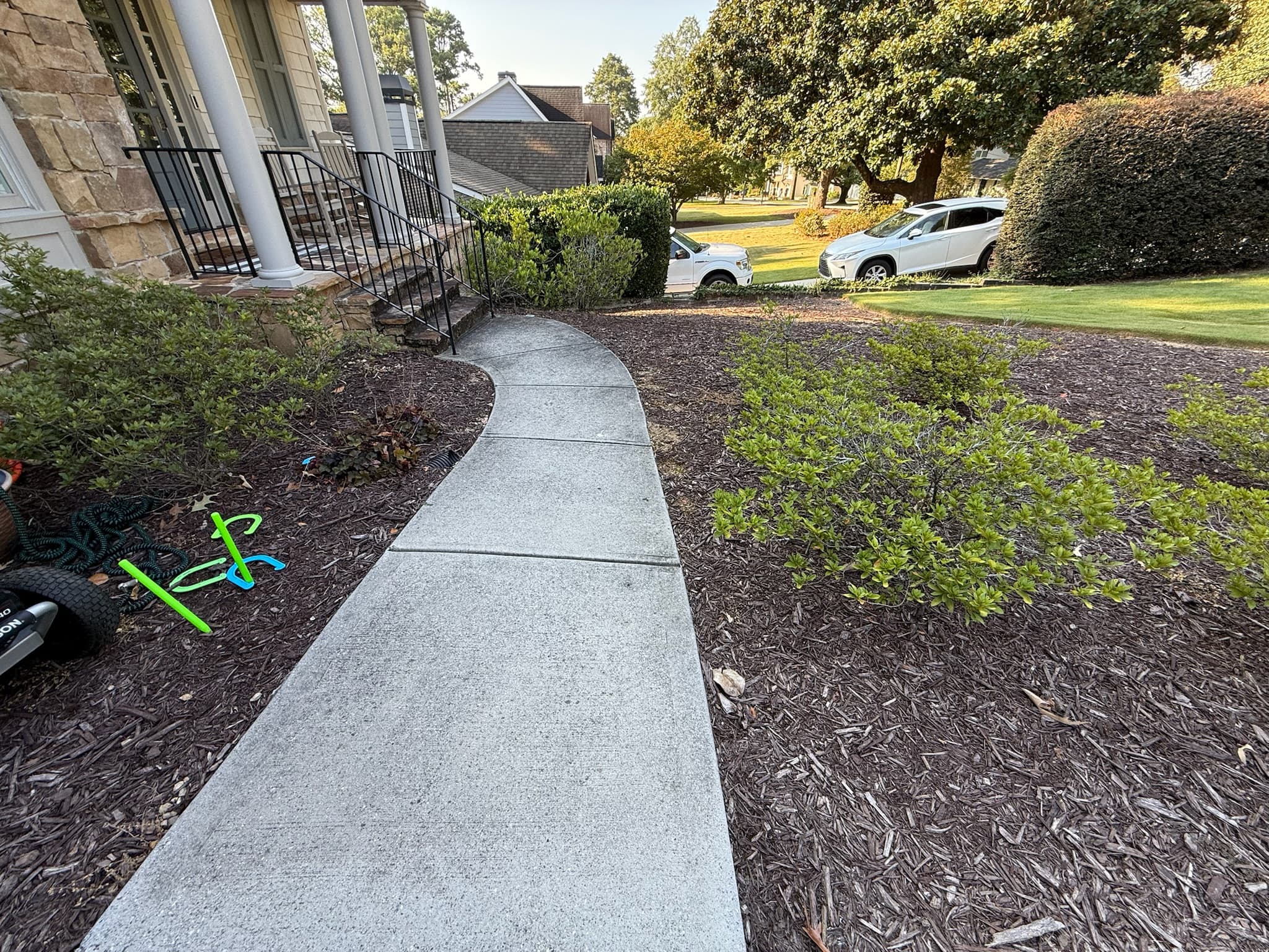 Before — Walkway Pressure Washing